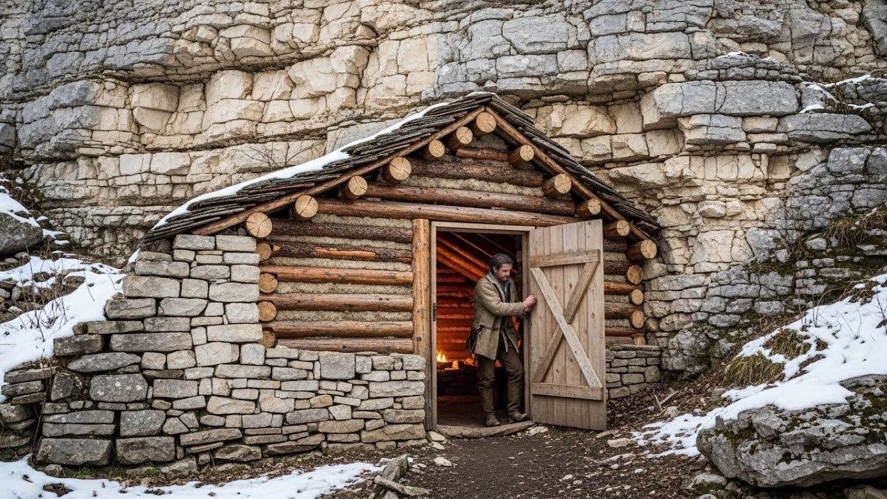 Neighbors Laughed at His Limestone Cave Shelter — Until It Stayed 80°F Warmer All Winter
