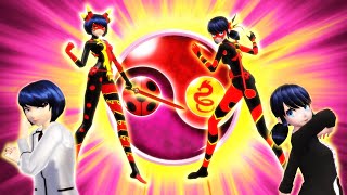 Miraculous ☆ Dragon Bug Transformations (Marinette & Kagami) 「FANMADE」