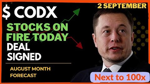 CODX Stock - Co-Diagnostics Inc Stock Breaking News Today | CODX Stock Price | CODX Stock