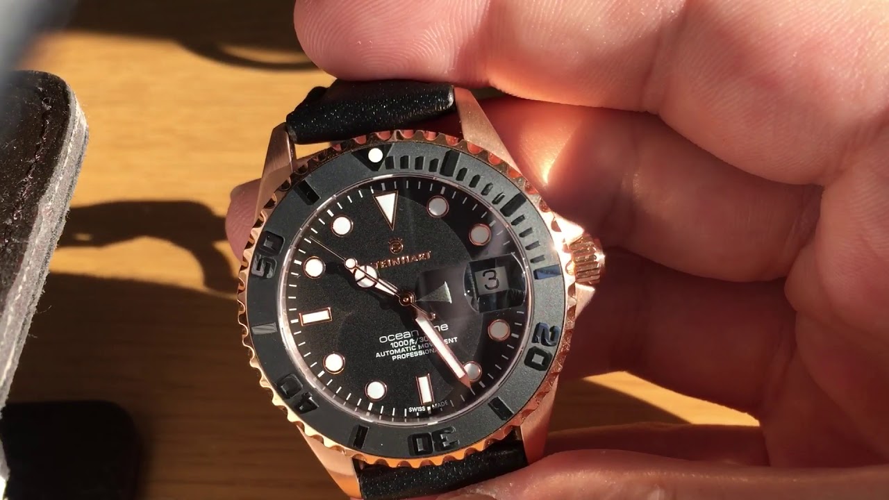 Steinhart 39 GMT vs Ocean One 39 Pink Gold - YouTube