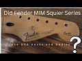 Fender MIM Squier Series