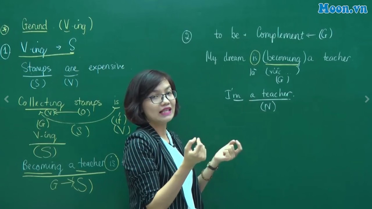 [Moon.vn] - Cô Vũ Mai Phương - Danh động từ - Part 1 (VMP)