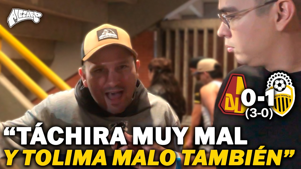 REACCIÓN con la gente | TOLIMA 0-1 TÁCHIRA