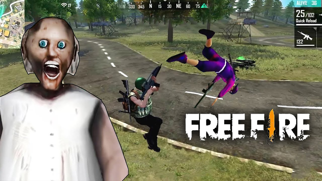 Granny Is Playing FreeFire Max - Funny Gameplay