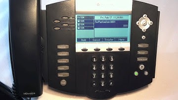 PolyCom 4/6 Line Phone - Parking A Call