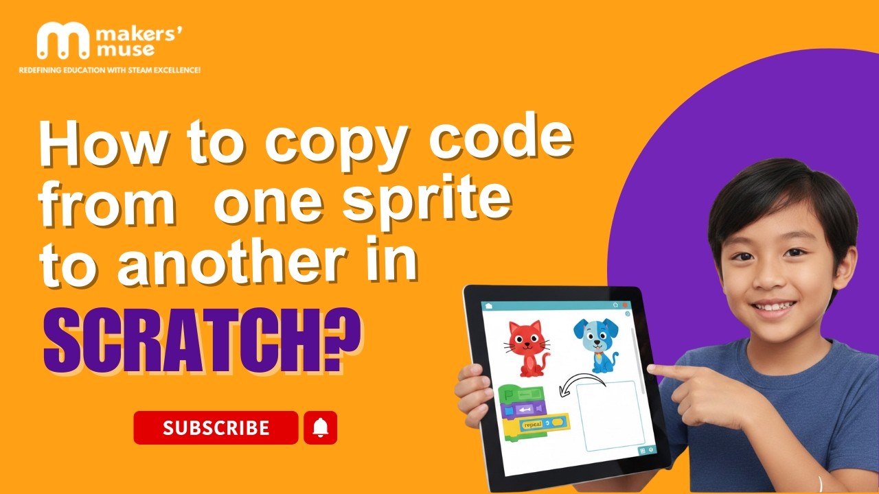 How to Copy Code from One Sprite to Another in Scratch? - YouTube