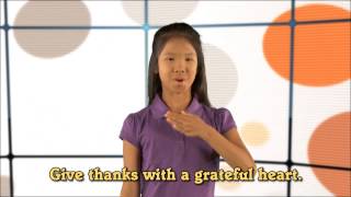 Miniatura de vídeo de "Give Thanks   HD"