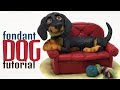 DACHSHUND DOG | fondant animals tutorial