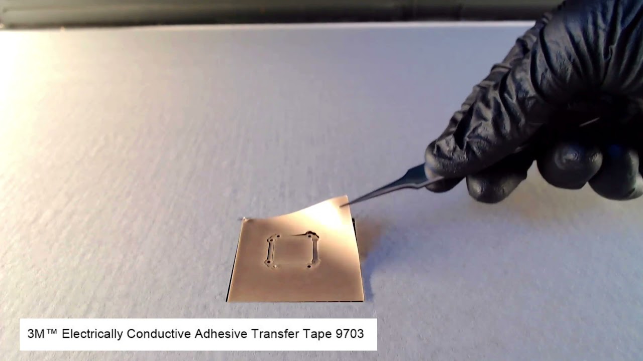 3M Electrically Conductive Adhesive Transfer Tape 9703 YouTube