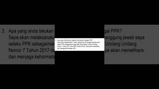 bocoran soal tes wawancara PPK PPS #pemilu2024 #shorts