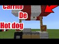 ¿Cómo hacer un carrito de Hot dog en Minecraft | fácil