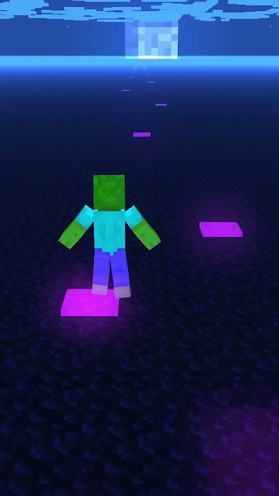 Alan Walker Fade Zombie Plays Piano Tiles Music - Monster School (Minecraft animation) Part 1