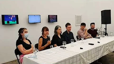 A panel discussion on "From Net Art to Post-Intern...