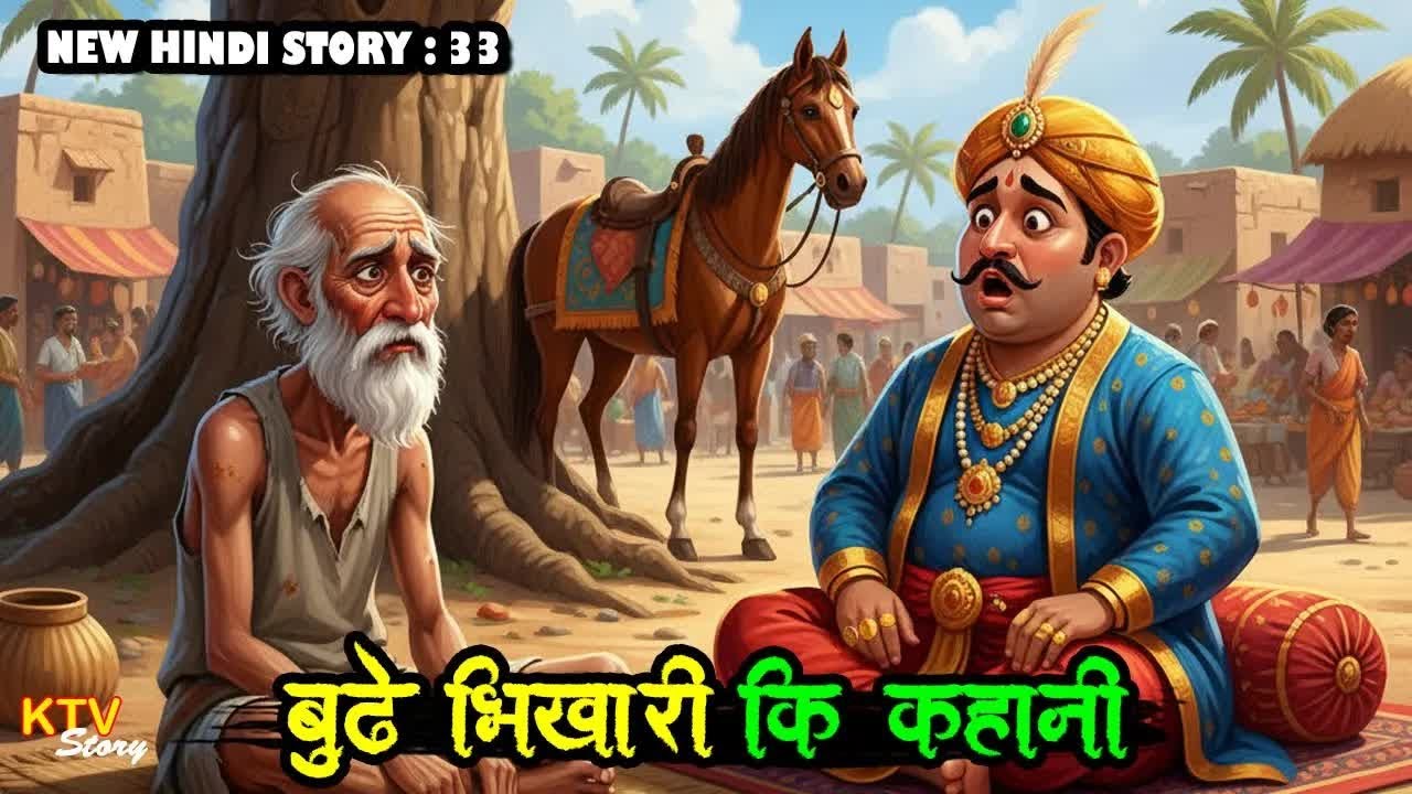 KTV687 बूढ़े भिखारी की कहानी, Man ko chu lene wali 3 kahaniya, New hindi kahani, Bedtime story