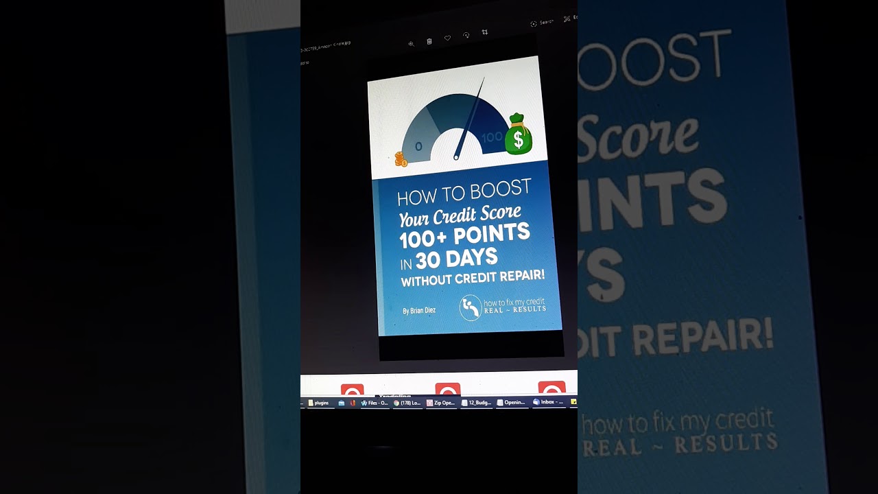 "How to boost your credit score 100+points in 30 days without credit repair" - YouTube