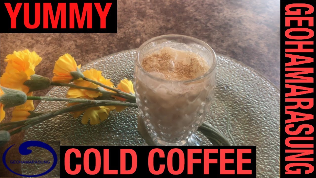 cold coffee recipe in urdu how to make cold coffee iced cold coffee recipe GHS YouTube