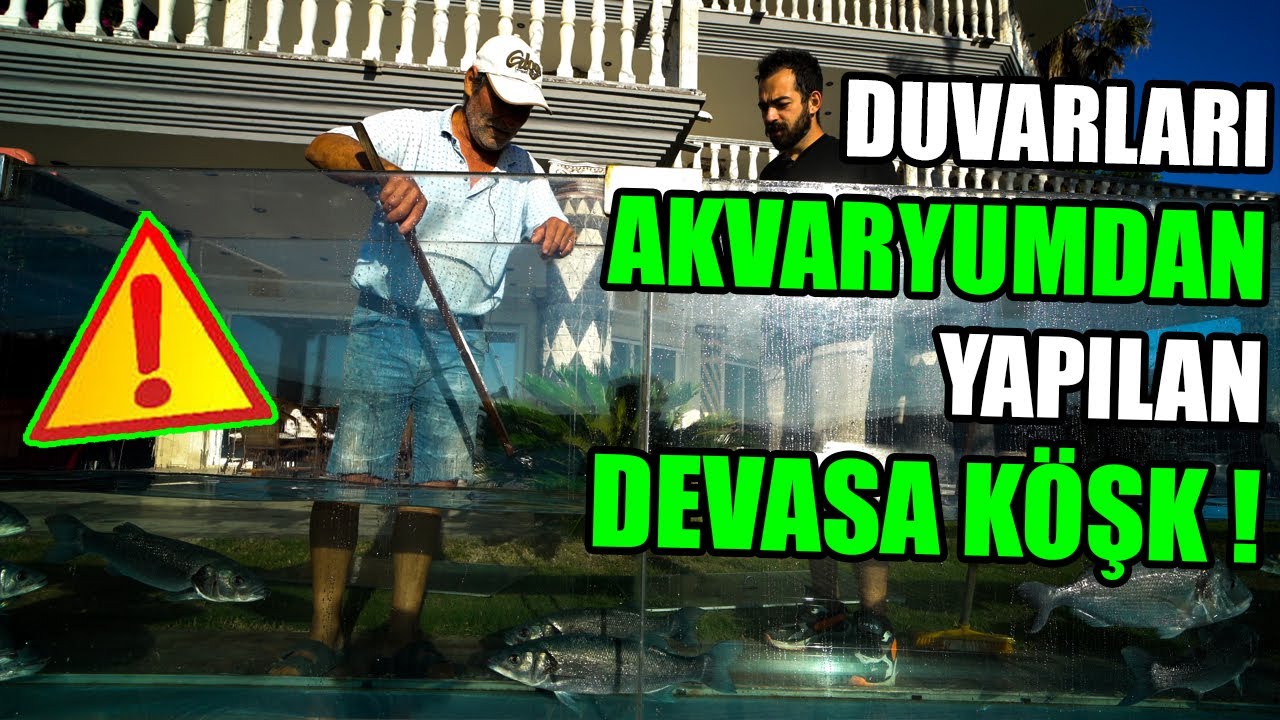 DUVARLARI AKVARYUMLA KAPLI ŞATO GİBİ EV!