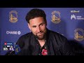 Klay Thompson Postgame Interview | Golden State Warriors lose to Los Angeles Lakers 113-105