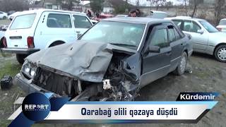 Kürdəmirdə Qarabağ əlili qəzaya düşüb