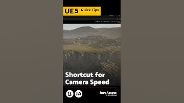 UE QuickTip - Shortcut for Camera Speed