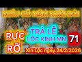 trả lễ xin lộc miếu cô năm xoài đôi . ngày 24/2/2026
