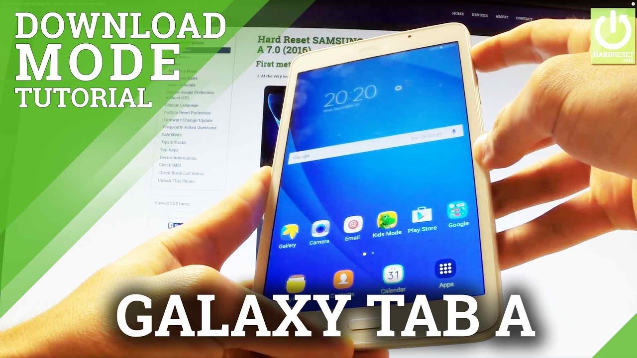 Samsung Galaxy Tab A7 Hard Reset
