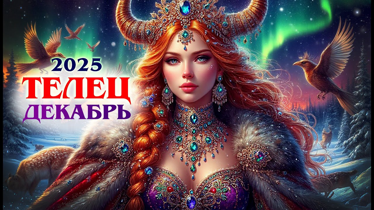 ТЕЛЕЦ TAURUS ГОРОСКОП ДЕКАБРЬ ♉💝РАДОСТЬ, ДЕНЬГИ, ПОДАРКИ ❄☃ С НОВЫМ ГОДОМ ☃❄