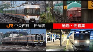 ネタ満載！JR中央西線 神領駅夕ラッシュ 通過、発着集