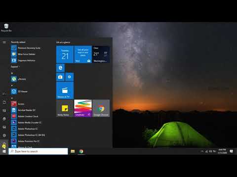 Video: Paspaudus "Windows" parduotuvės programos plytelę, įkeliamas pradinis ekranas