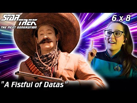 🖖Star Trek: The Next Generation 6x8 A Fistful of Datas REACTION