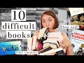 10 difficult books i want to read because im insane