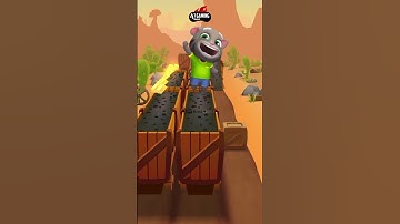 Talking Tom Gold Run WILD WEST Theme Funny Race Android Gameplay #Shorts #TalkingTom