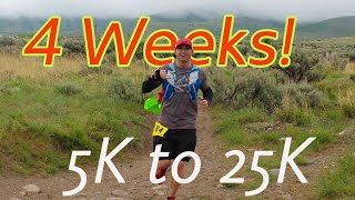 25K Training in 4 Weeks | Trail Race Part 1