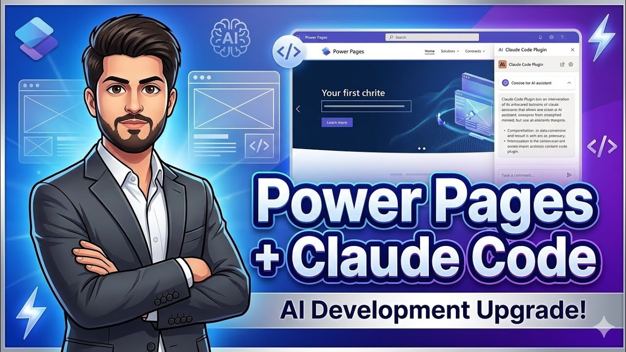 AI-Powered Power Pages Development with Claude Code Plugin - YouTube
