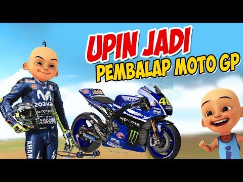 Upin Ipin Jadi Pembalap Moto GP , Ipin Senang GTA Lucu