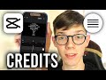 How To Add Scrolling Credits In CapCut - Full Guide