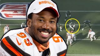 Film Study: Myles Garrett is UNBLOCKABLE for the Cleveland Browns