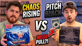 Let's find a Gold Card by Opening Chaos Rising and Pitch Black!