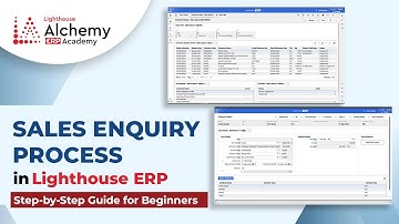 Sales Enquiry Process in ERP | Sales & Distribution Module Explained | Step-by-Step Guide for Beginn