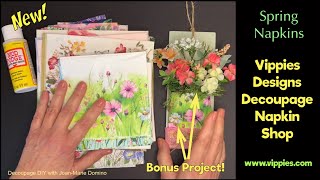 Shop Nana Floral Decoupage Napkin for Crafting