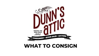 What Types of Items Are Accepted for Consignment