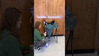 Custom Saddle Assembly! #horse #western #barrelrace #barrelracing #horsetack #tack #equestrian