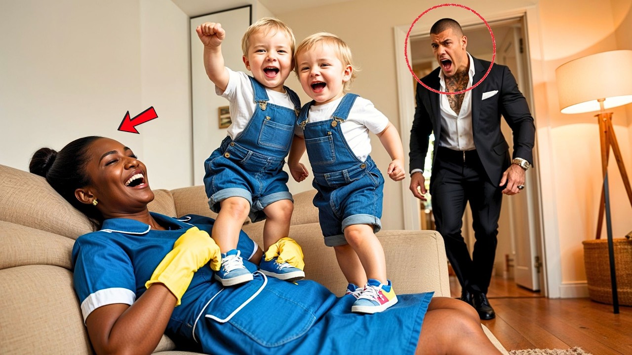 Chefe da máfia fingiu viagem — e descobriu o que a empregada fazia com os filhos dele em segredo já!