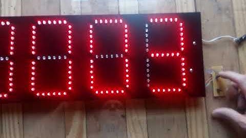 Contador LED 4 dígitos