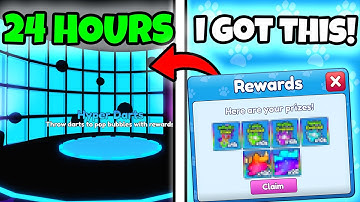 I PLAYED HYPER DARTS FOR 24 HOURS...AND GOT THIS! (Bubblegum Simulator Infinity)