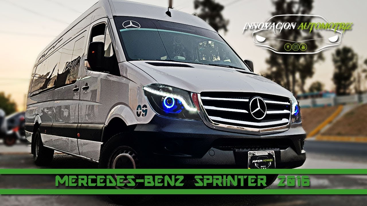 RETROFIT MODIFICACION DE FAROS A MERCEDES BENZ SPRINTER 2016 TIRA