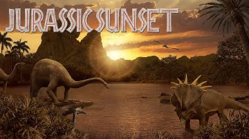 "Jurassic Sunset" - Photoshop Speed art