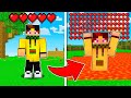 MINECRAFT MA SE PRENDI DANNO = 1 CUORE