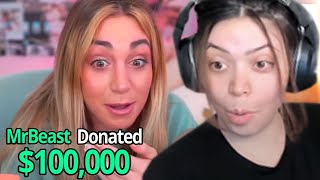 MrBeast Donating $100,000 To Twitch Streamers!