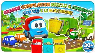 ♻️ I Camion della Spazzatura | Leo il Camion Curioso e le Macchinine Colorate 🌍 Compilation Riciclo